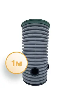 Дренажный колодец d460 h1000 с зеленой крышкой (отводы 110 мм) 1
